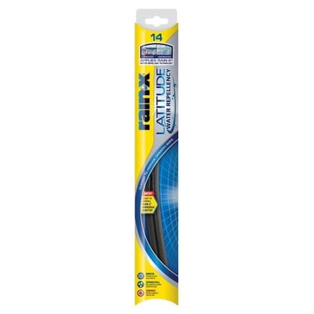Rain-X Rain-X 5079272-2 14 in. Latitude Water Repellency Wiper Blade  Black 8485773